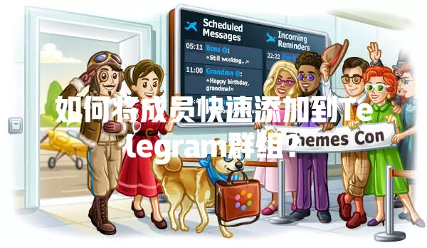 如何将成员快速添加到Telegram群组？ 一